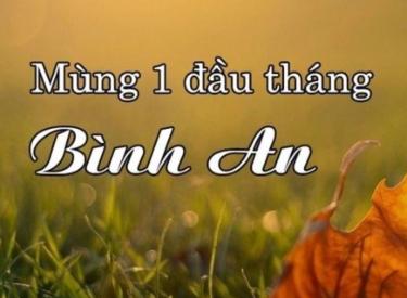 Mồng 1 đầu tháng bình an