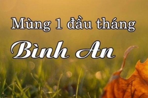 Mồng 1 đầu tháng bình an